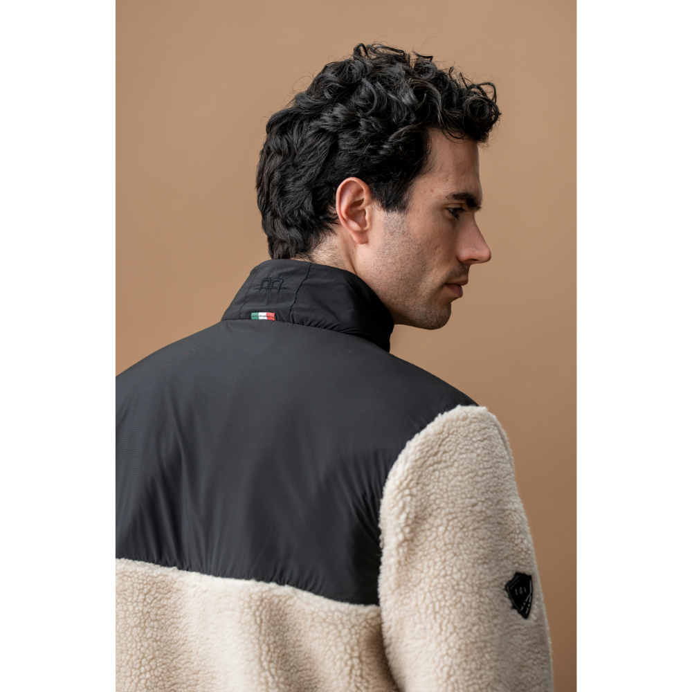 Alessandro Albanese Men's Lorenzo Half Zip Borg Fleece