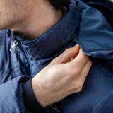 Alessandro Albanese Men's Quilo Monogram Puffer Coat #colour_core-navy