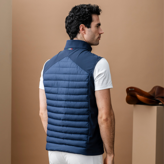 Alessandro Albanese Men's Kari Gilet #colour_core-navy
