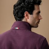 Alessandro Albanese Men's Gabriel Quarter Zip Sweatshirt #colour_primatova