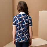 Alessandro Albanese Children's Lisi Showshirt #colour_primatova-monogram-print