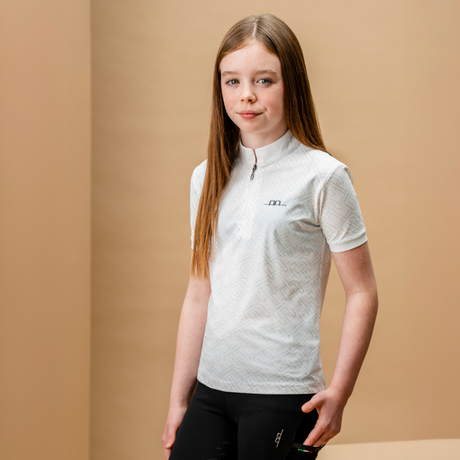 Alessandro Albanese Children's Zanara Shirt #colour_white-silver print