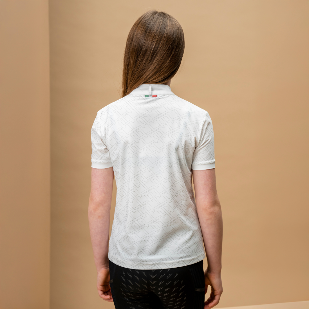 Alessandro Albanese Children's Zanara Shirt #colour_white-silver print