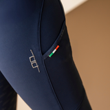 Alessandro Albanese Children's Alba Brushed Riding Tights #colour_core-navy