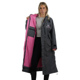 EQUIDRY Women's Thin Fleece Evolution #colour_grey-penelope-pink