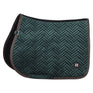 HV Polo Luxury GP Saddle Pad #colour_duck-green