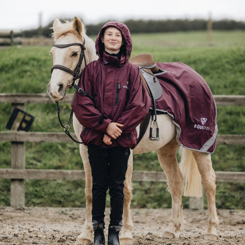 EQUIDRY Exercise Sheet Thick #colour_plum-grey