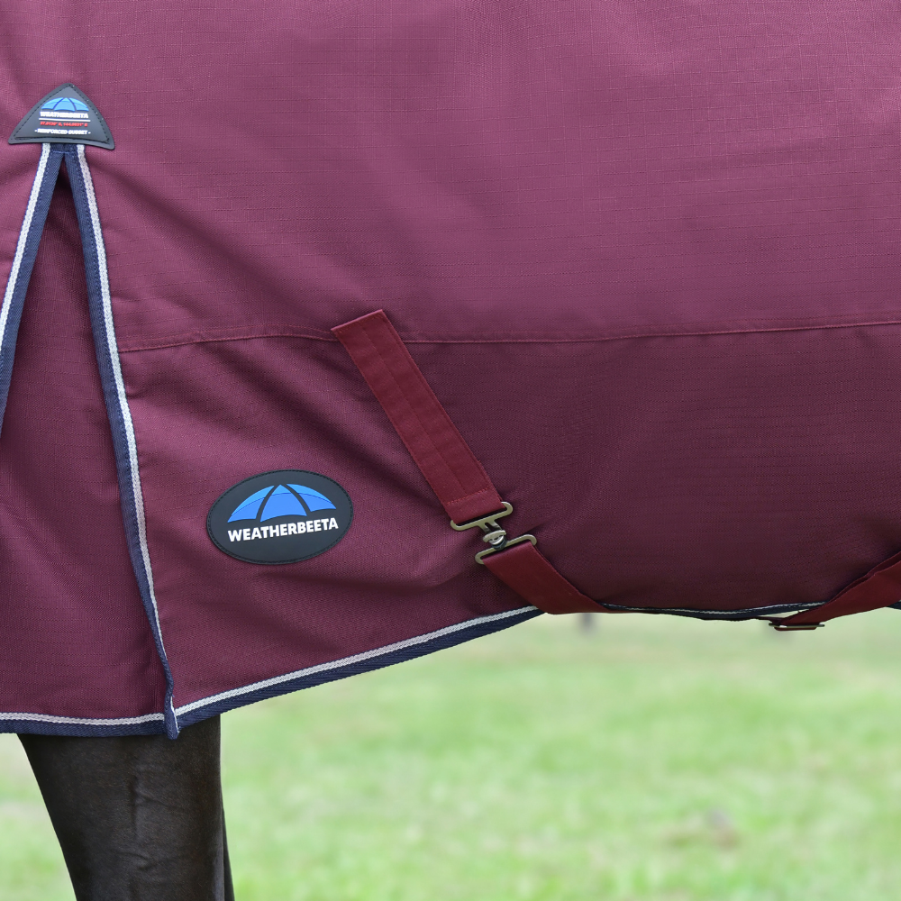 Weatherbeeta Comfitec Essential 360G Combo Turnout #colour_burgundy-navy