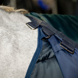 Horseware Ireland Amigo Ripstop Insulator 50g Stable Rug #colour_dynasty-green-navy-silver