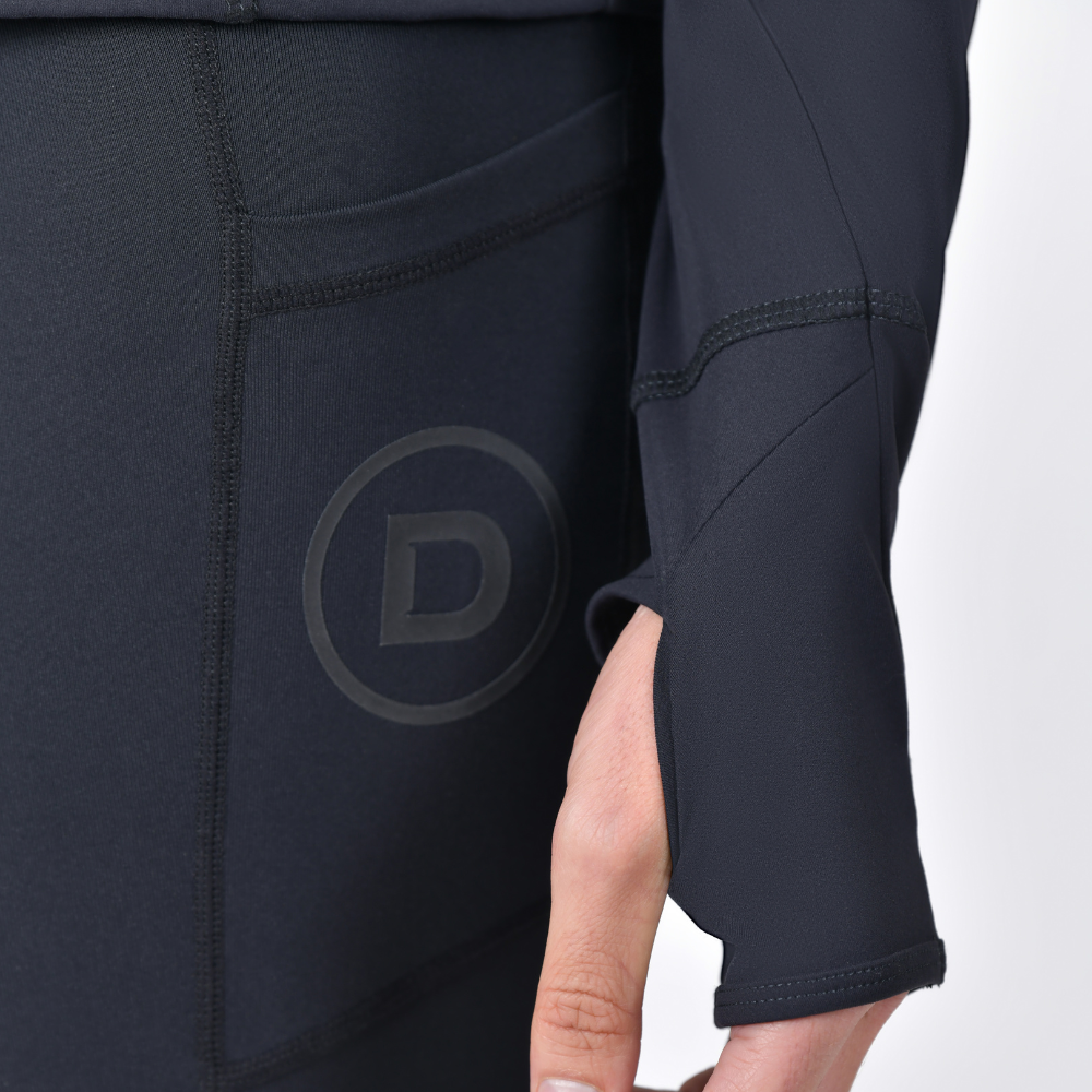 Dublin Ladies Versatile Fitted Zip Through Jacket #colour_black