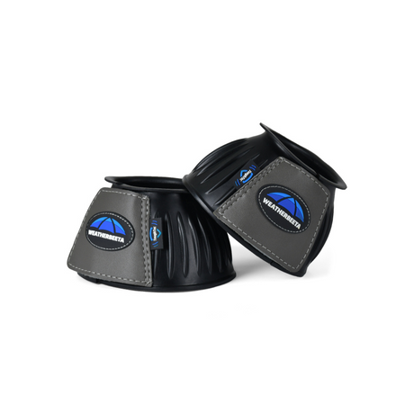 Weatherbeeta Tough-Tec Prime Rubber Bell Boots #colour_black-grey