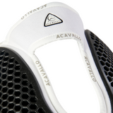 Acavallo Pad MF WFS Suede Hexagonal Gel Front Riser #colour_white