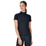 Dublin Ladies 1/4 Zip Breathable Short Sleeve Top #colour_navy