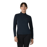 Weatherbeeta Ladies Bamboo Long Sleeve Performance Base Layer #colour_navy