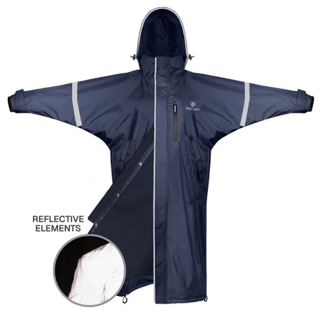 EQUIDRY Children's Thin Fleece Reflective Evolution #colour_navy