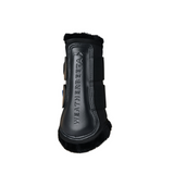 Weatherbeeta Tough-Tec Comfy Fleece Brushing Boots #colour_black-black