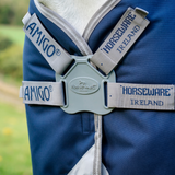 Horseware Ireland Amigo 1200D FieldSafe Plus 0g Turnout Rug #colour_navy-titanium-grey-silver