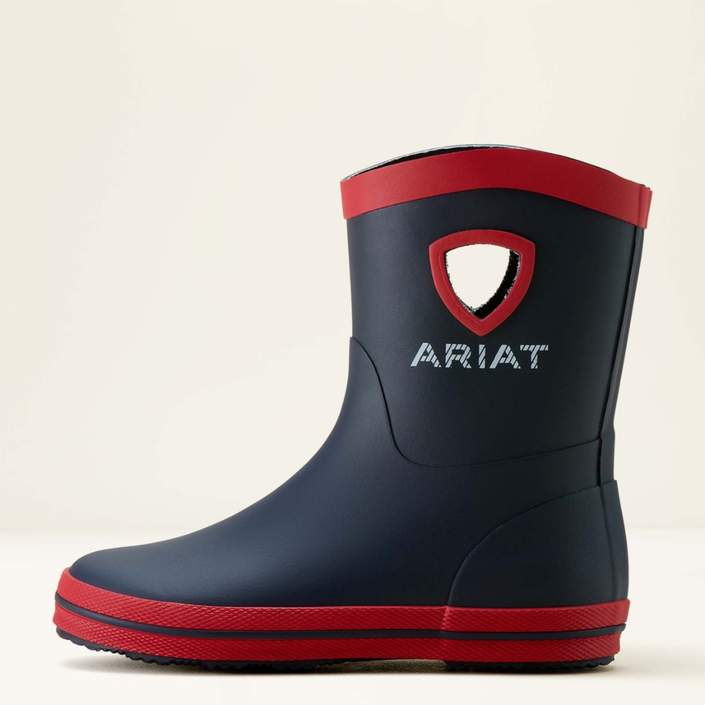 Ariat Youth Kelmarsh Rubber Boot #colour_team-navy