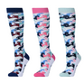 Dublin 3 Pack Socks Adults #colour_multi-horse-trio
