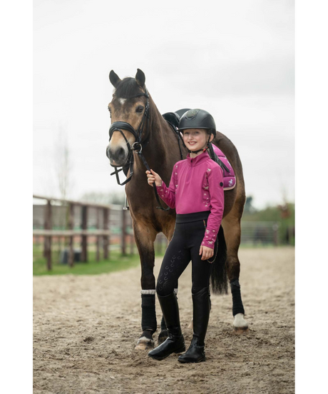 HKM Children's Functional Shirt -Polly- #colour_magenta