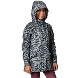 Mountain Horse Children's Drops Rain Coat #colour_black-grey