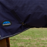Weatherbeeta Comfitec Prelim 220G Combo Turnout #colour-navy-embossed-plaid