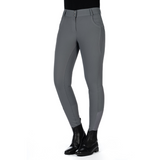 HKM Children's Silicone Full Seat Riding Breeches -Ari Mid Rise- #colour_grey