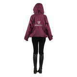 EQUIDRY Women's Thin Fleece Shortie #colour_plum