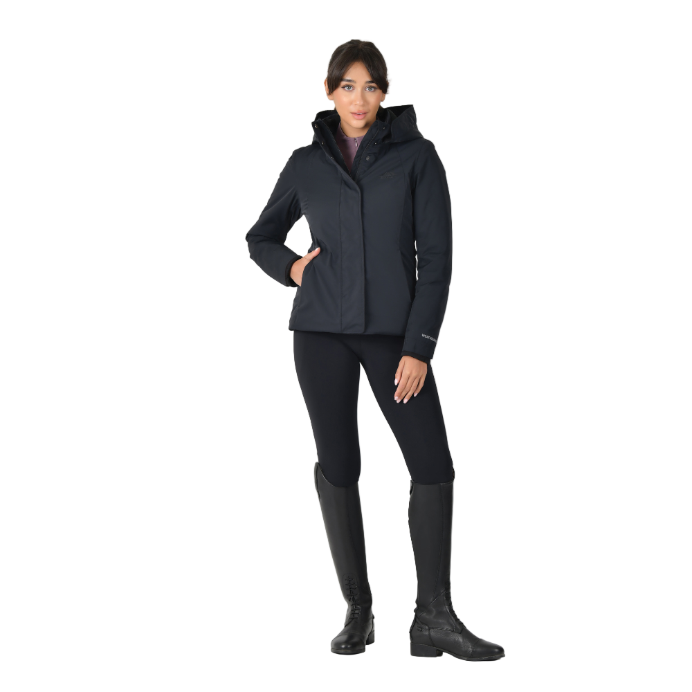 Weatherbeeta Ladies Protect Jacket With High Neck #colour_black