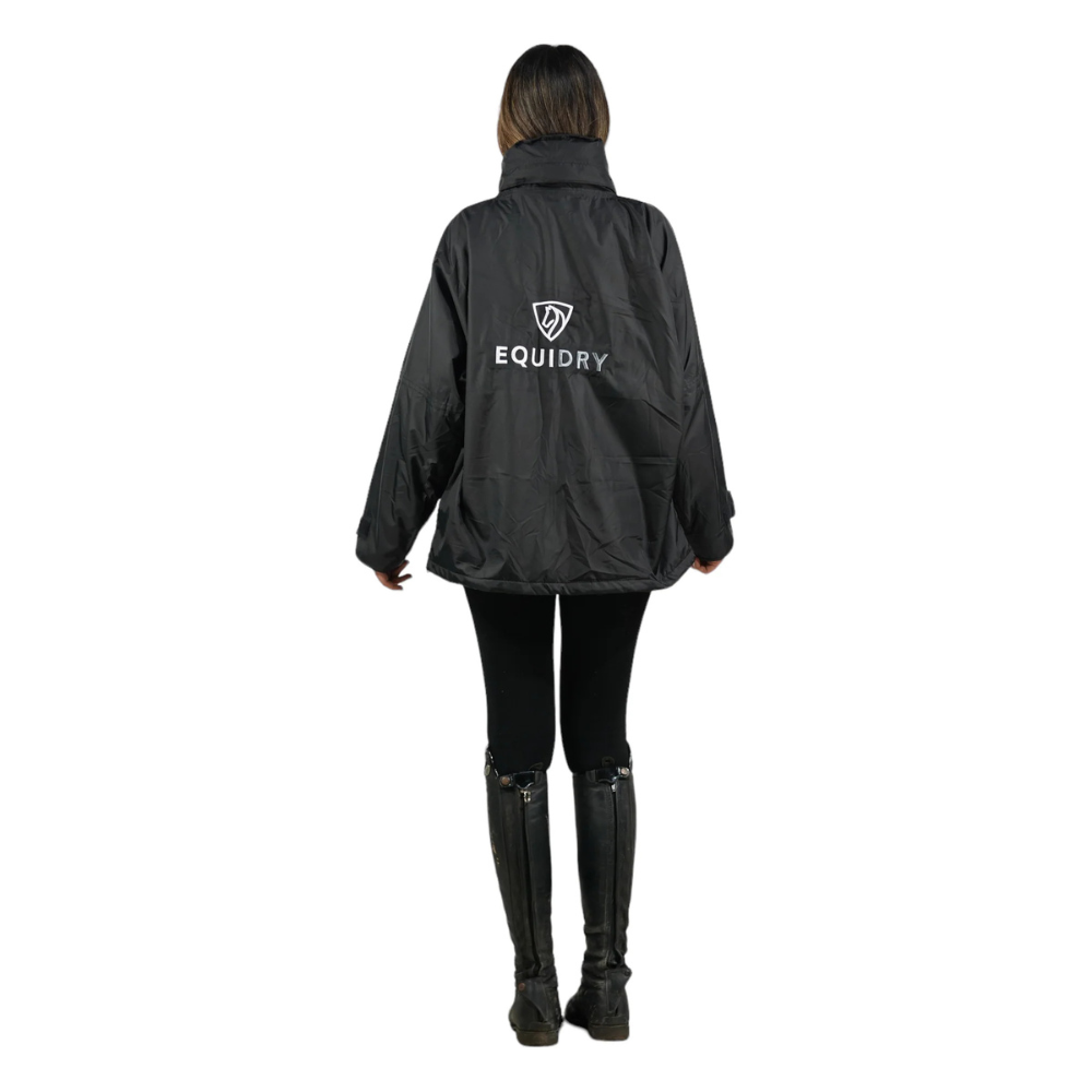 EQUIDRY Women's Thin Fleece Shortie #colour_black-black