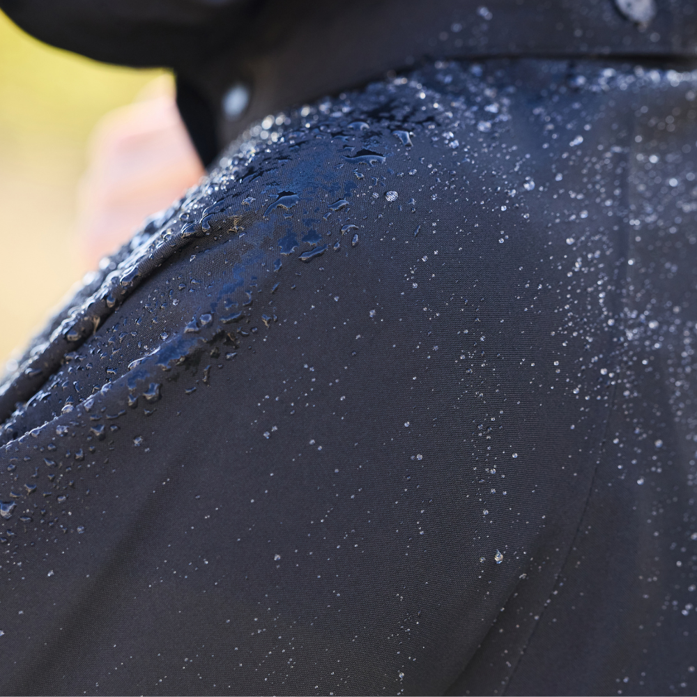 Dublin Ladies Wet Weather Long Jacket #colour_black