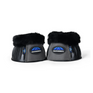 Weatherbeeta Tough-Tec Prime Fleece Trim Rubber Bell Boots #colour_black-grey