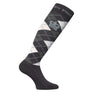 HV Polo Argyle Socks #colour_charcoal-melange-grey-melange-soft-blue