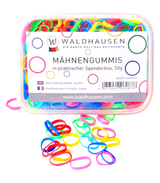 Waldhausen Rubber Plaiting Bands with Box #colour_multicolour