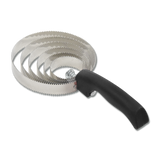 Waldhausen Stainless Steel Reversible Curry Comb #colour_black