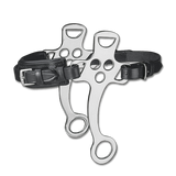 Waldhausen Hackamore Leather Noseband #colour_black