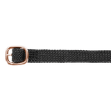 Waldhausen Premium Nylon Spur Strap #colour_black-rose-gold