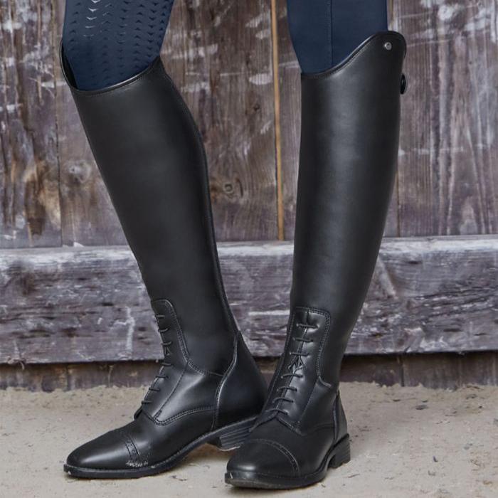 E.L.T Portland Ladies Regular Winter Riding Boots #colour_black