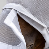 Waldhausen Premium Space Fly Mask with Ear Protection #colour_silver-grey