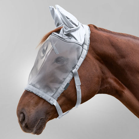 Waldhausen Grazing Halter With Fly Mask #colour_silver-grey