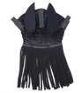 Waldhausen Fly Veil with Fringe #colour_black