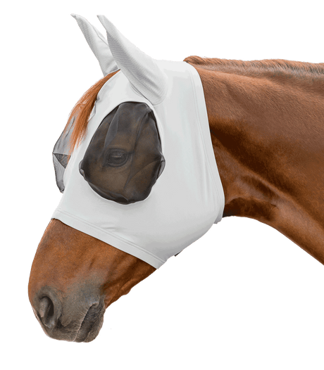 Waldhausen Fly Mask Puck Flex #colour_silver-grey