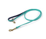 Shires Digby & Fox Padded Leather Dog Lead #colour_aqua