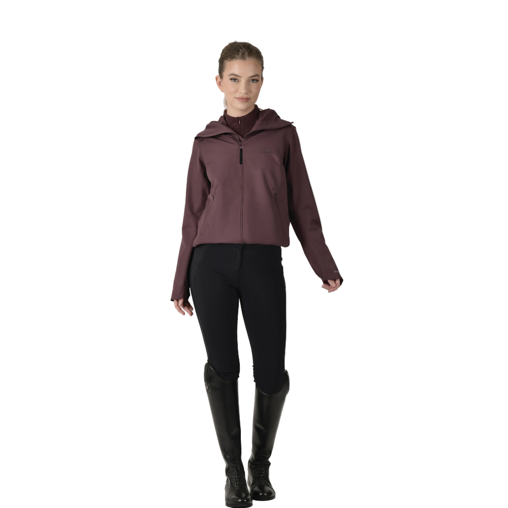 Weatherbeeta Ladies Abrasion Proof Stretch Riding Jacket #colour_mulberry