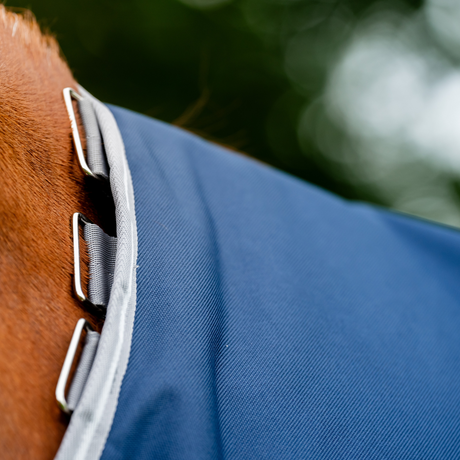 Horseware Ireland Amigo 1200D 250g Turnout Rug #colour_navy-titanium-grey-silver