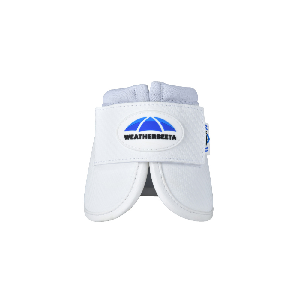 Weatherbeeta Tough-Tec Anatomical Bell Boots #colour_white