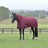 Weatherbeeta Comfitec Essential 220G Combo Turnout #colour_burgundy-navy