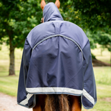 Horseware Ireland Rambo Duo Ripstop 100g Plus Turnout Bundle (100g + 200g) #colour_navy-thunderstorm-grey-silver