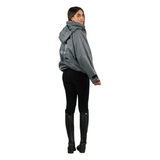 EQUIDRY Women's Thin Fleece Shortie #colour_grey-grey