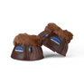 Weatherbeeta Tough-Tec Prime Fleece Trim Rubber Bell Boots #colour_brown-brown